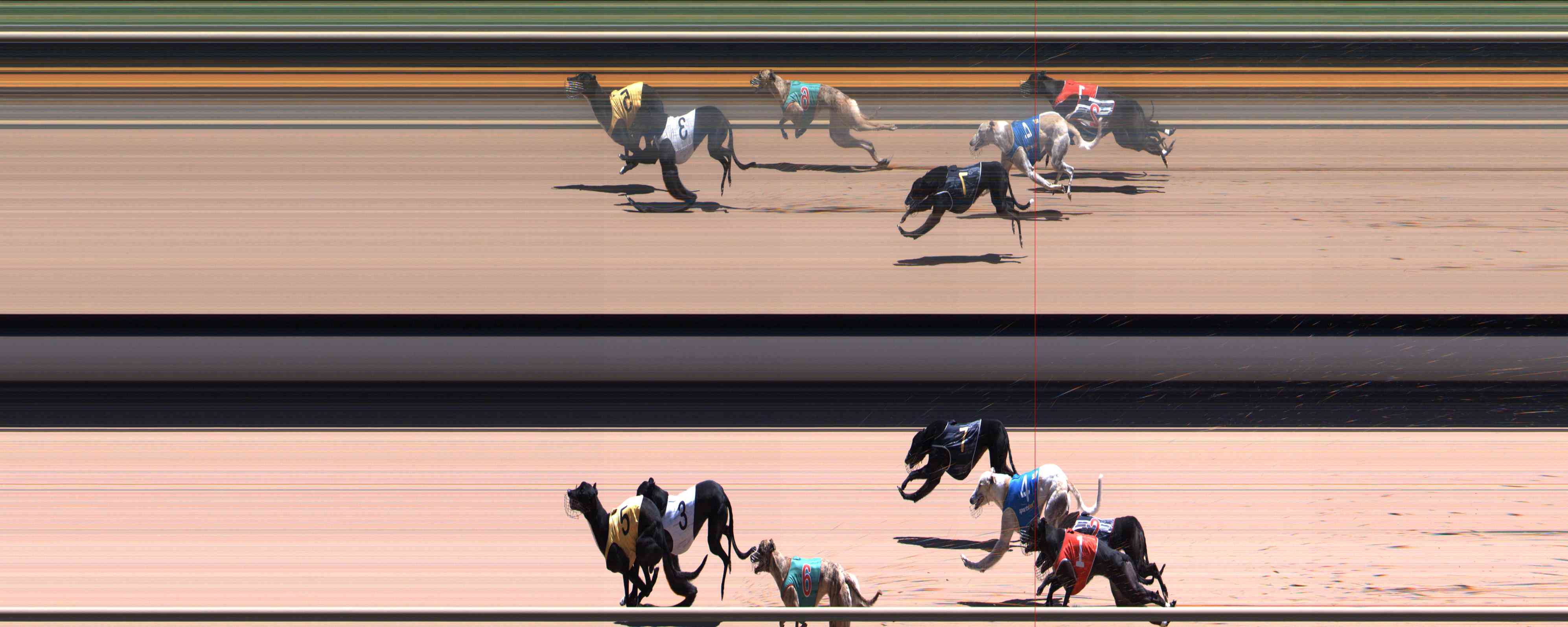 Race result finish photo